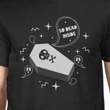 So Dead Inside Coffin Mens Black Shirt