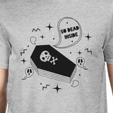So Dead Inside Coffin Mens Grey Shirt