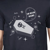 So Dead Inside Coffin Mens Navy Shirt