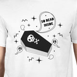 So Dead Inside Coffin Mens White Shirt