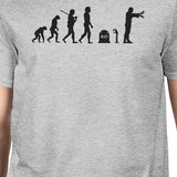 Zombie Evolution Mens Grey Shirt