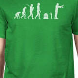 Zombie Evolution Mens Green Shirt
