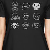 Skulls Womens Black Shirt
