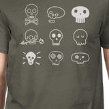 Skulls Mens Dark Grey Shirt