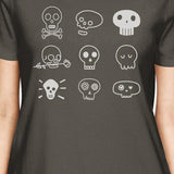 Skulls Womens Dark Grey Shirt