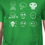 Skulls Mens Green Shirt