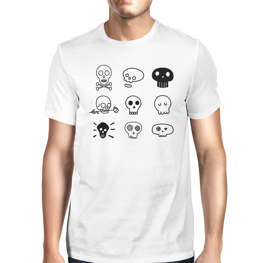 Skulls Mens White Shirt