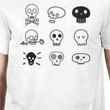 Skulls Mens White Shirt