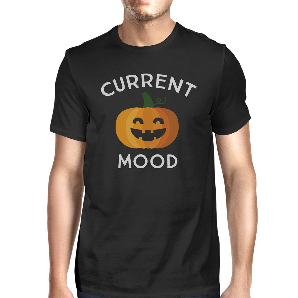 Pumpkin Current Mood Mens Black Shirt