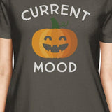 Pumpkin Current Mood Womens Dark Grey Shirt
