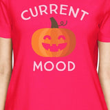 Pumpkin Current Mood Womens Hot Pink Shirt