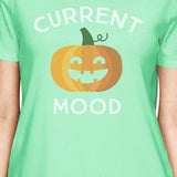 Pumpkin Current Mood Womens Mint Shirt