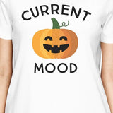 Pumpkin Current Mood Womens White Shirt