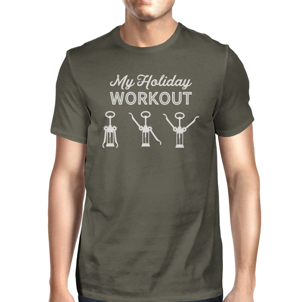My Holiday Workout Mens Dark Grey Shirt
