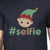 Hashtag Selfie Elf Mens Navy Shirt