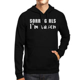 Sorry Girls Im Taken Unisex Black Hoodie Newlywed Gift Idea For Him