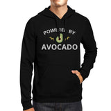 Powered By Avocado Unisex Black Pullover Fleece Cute Design Fleece