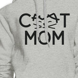 Cat Mom Unisex Grey Cute Design Hoodie Unique Gifts For Cat Lovers
