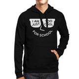 Too Cool For School Black Hoodie