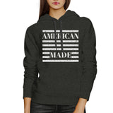 American Made Unisex Grey Hoodie Cute 4th Of July Design Hoodie