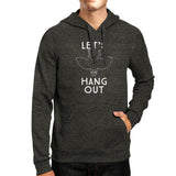 Let's Hang Out Bat Dark Grey Hoodie