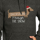 Dachshund Through The Snow Dark Grey Hoodie