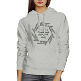 I Am The Best Christmas Decoration Wreath Grey Hoodie