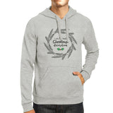 I Am The Best Christmas Decoration Wreath Grey Hoodie