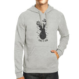 Make It Rein Vintage Reindeer Grey Hoodie