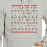 My Ugly Sweater Pattern Grey Hoodie