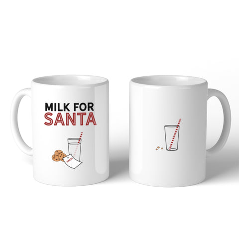 Milk For Santa  Mug Christmas Gift Idea Cute Ceramic Mugs