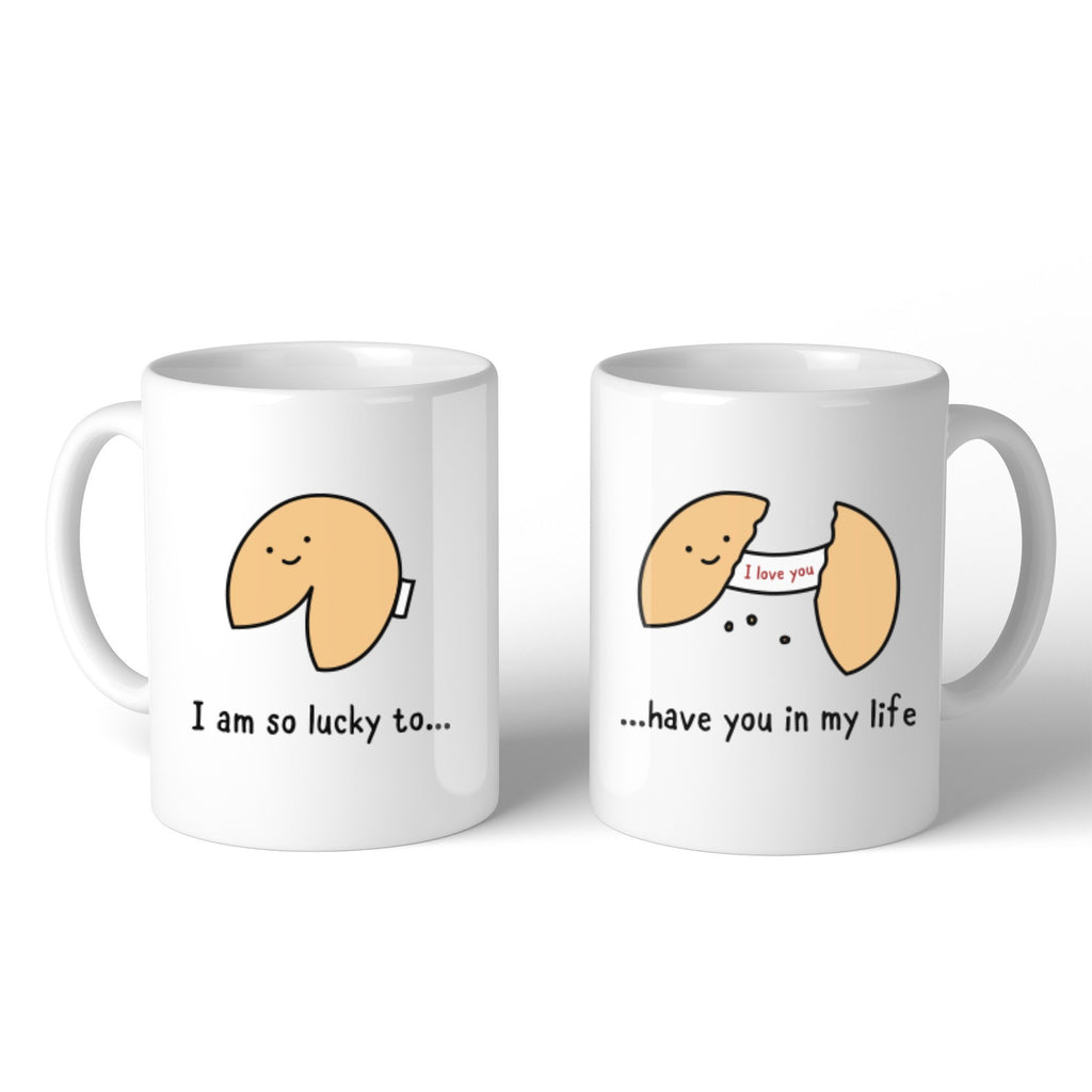 Fortune Cookies Lucky To Have You Mug Christmas Gift Idea