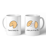 Fortune Cookies Lucky To Have You Mug Christmas Gift Idea
