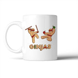 Christmas Ginjas  Mug Christmas Gift Idea Cute Ceramic Mugs
