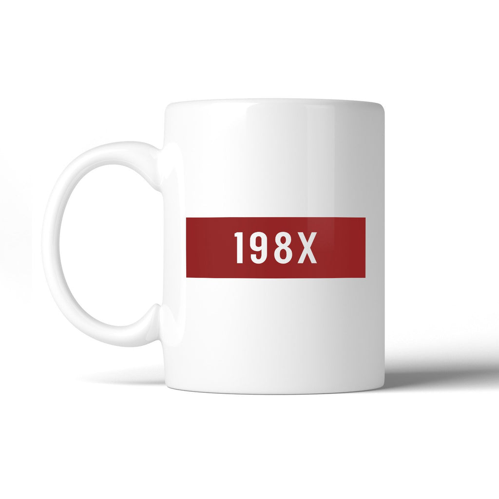 198X Ceramic Mug Cup Simple Design Dishwasher Safe Mug Gift Ideas