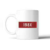 198X Ceramic Mug Cup Simple Design Dishwasher Safe Mug Gift Ideas