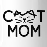 Cat Mom Microwave Safe Ceramic Mugs Cute Gift Ideas For Cat Lovers