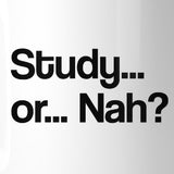 Study Or Nah White Mug