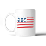 USA Flag Coffee Mug 11oz Cute Design Independence Day Gift Mug