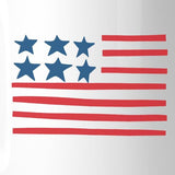 USA Flag Coffee Mug 11oz Cute Design Independence Day Gift Mug