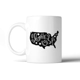 I Love USA Cute 4th Of July Decorative Mug Cute Gift For Army Wives