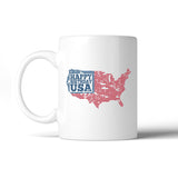 Happy Birthday USA Independence Day Mug Unique Patriotic Gift Idea