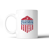American Warrior US Flag Mug Patriotic Gift Mug Dishwasher Safe