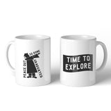 Graduated Dab Dance White Mug