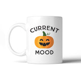 Pumpkin Current Mood White Mug