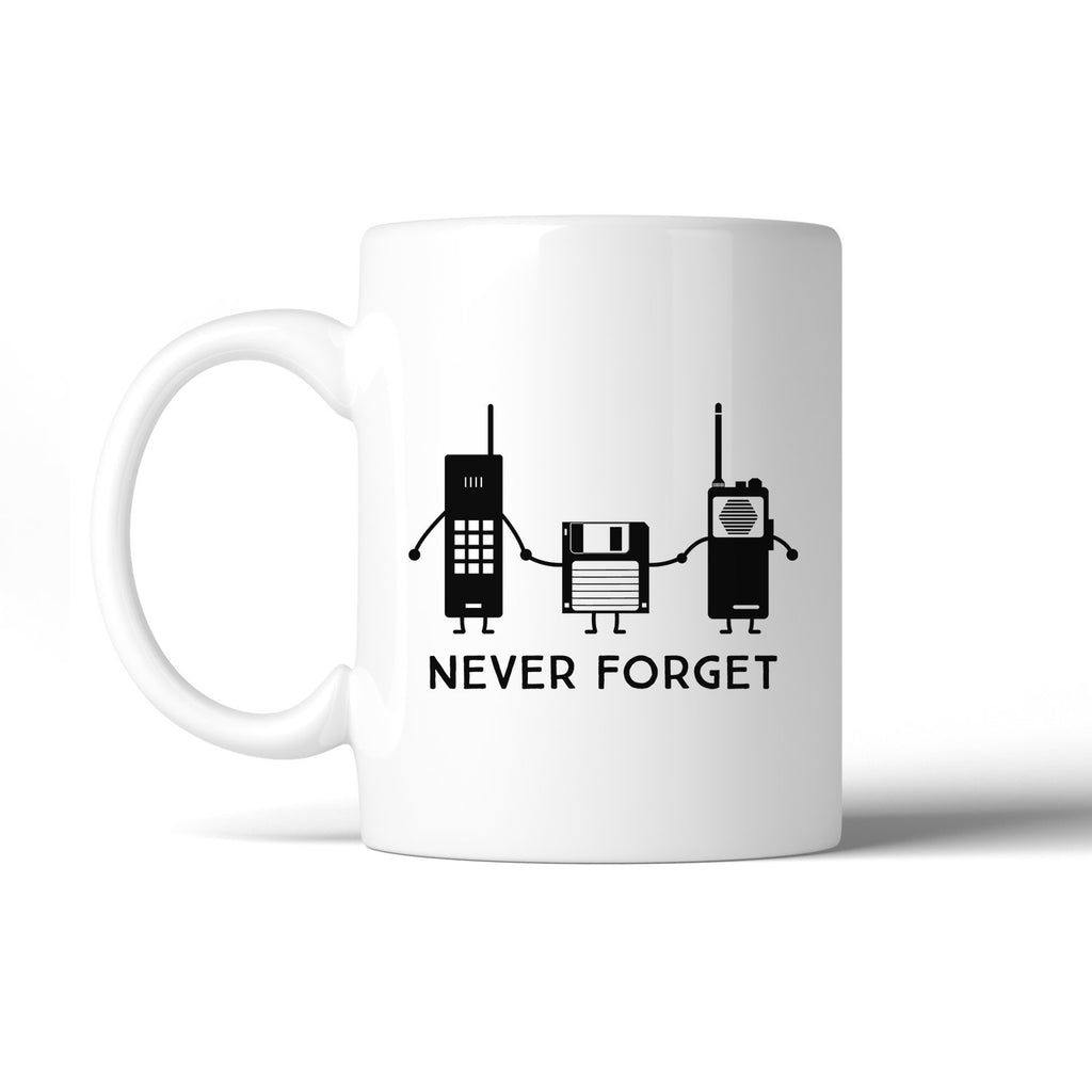 Never Forget White Mug