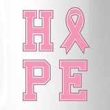 Hope Ribbon White Mug