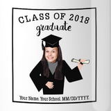 Graduated Picture Custom White Mug
