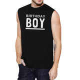 Birthday Boy Mens Black Muscle Top