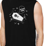 So Dead Inside Coffin Mens Black Muscle Top